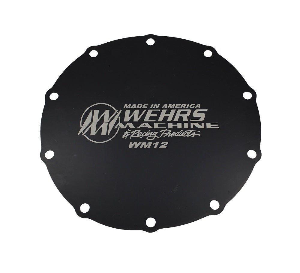 WEHRS MACHINE WM12 Ford 9-Inch Rear End Cover Aluminum Black Anodized
