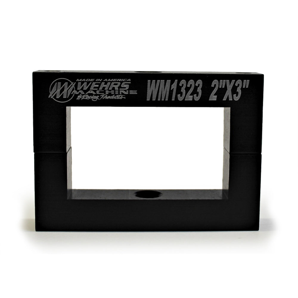 WEHRS MACHINE WM1323 Weight Mount for 2x3 Inch Aluminum Square Tubes