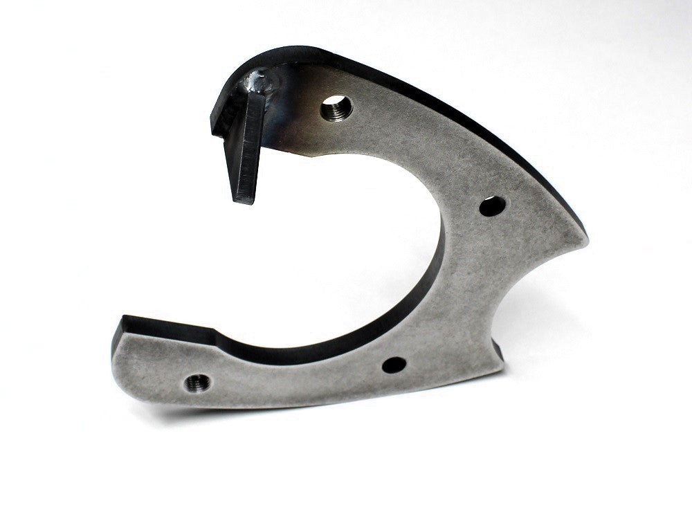 WEHRS MACHINE WM200-18-W-R Rear Passenger Side Weld-On Steel Brake Caliper Bracket for GM Metric Calipers