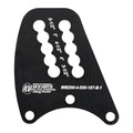 WEHRS Machine WM200-4-500-187-B-1 Top Link Plate with Double Slot and 1/2-Inch Holes, Steel, Black Zinc Finish