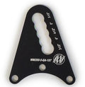Wehrs Machine WM200-5-QA-187 Birdcage Top Plate with 0.5 Inch Holes, Steel, Black Paint Finish