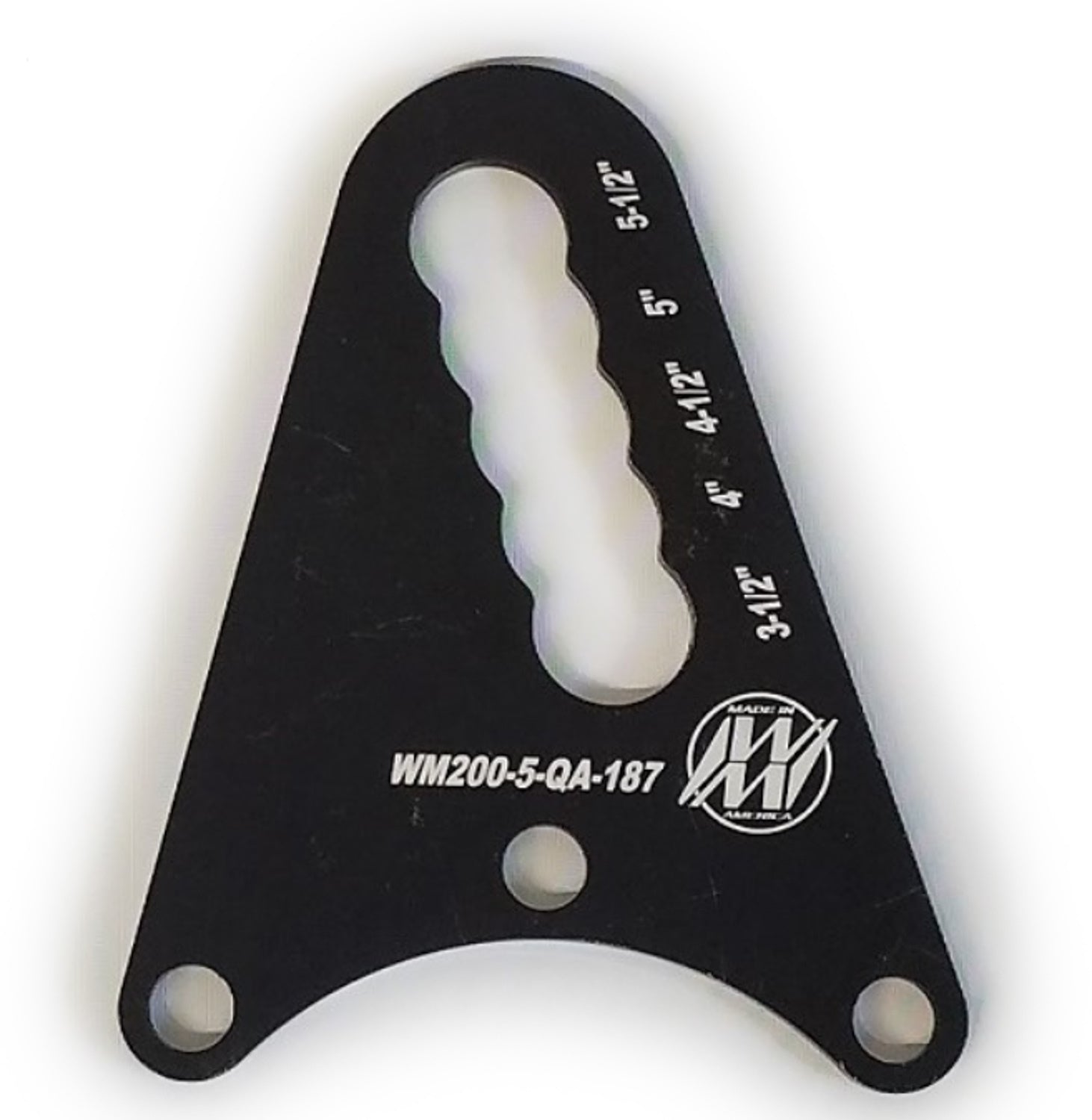 Wehrs Machine WM200-5-QA-187 Birdcage Top Plate with 0.5 Inch Holes, Steel, Black Paint Finish