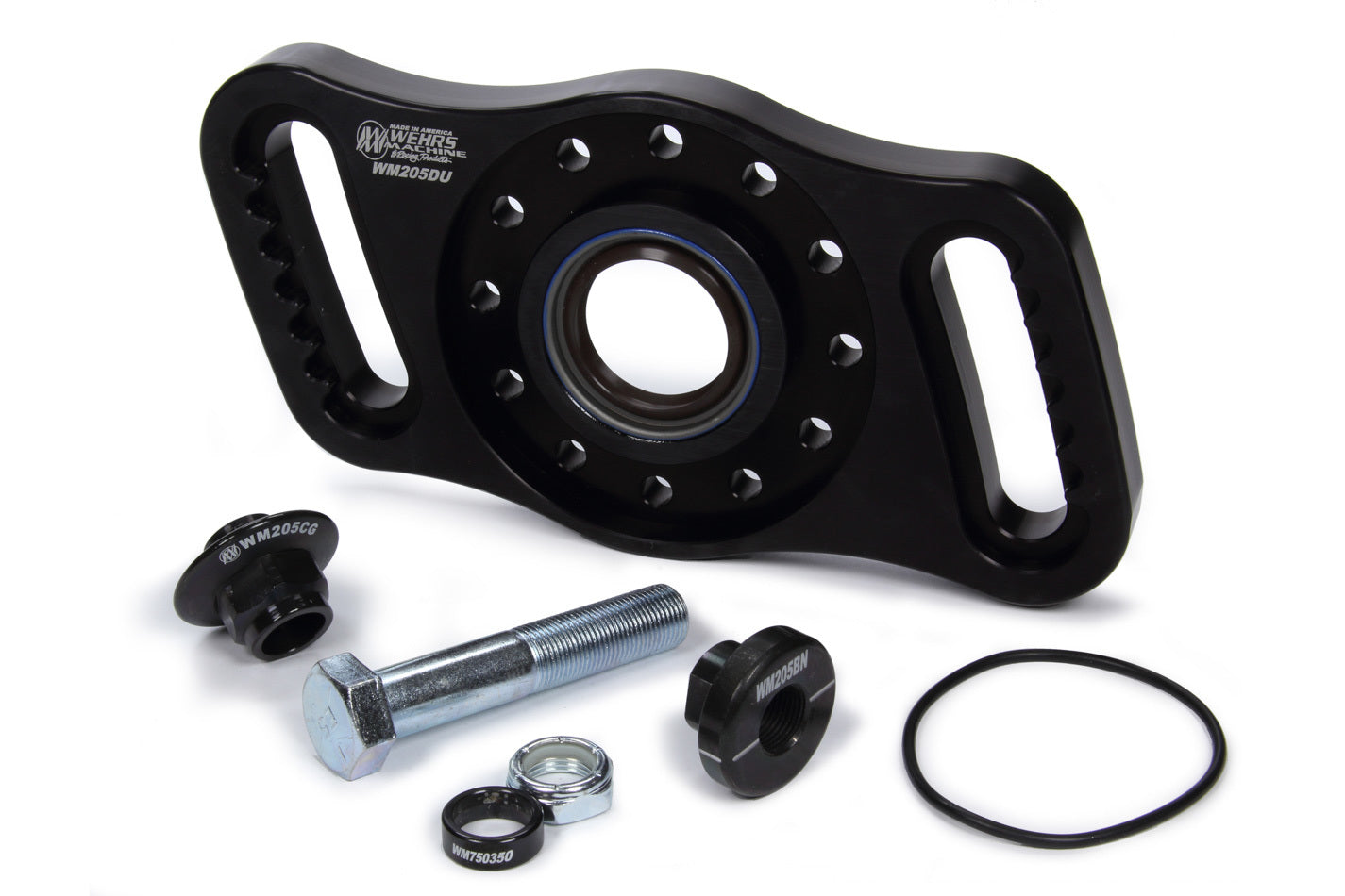 WEHRS MACHINE WM205DU Pinion Mount Double Sided Climber for Quick Change Radiused Aluminum Black Anodized