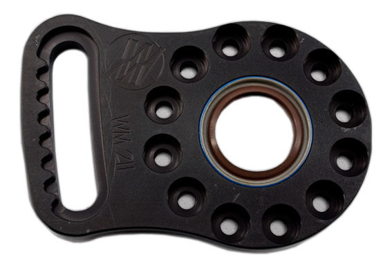 WEHRS MACHINE WM211 Panhard Bar Bracket Pinion Mount for Quick Change Systems, Aluminum, Black Anodized