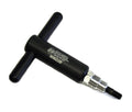 WEHRS MACHINE WM22B Universal Axle Puller with T-Handle, 3/8 Inch Male Thread, Black Finish