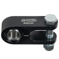 WEHRS MACHINE WM23H Steering Column Bracket with 0.757-inch Diameter Shaft, Aluminum, Black Anodized