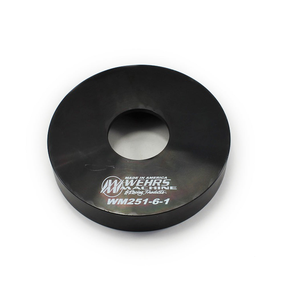 WEHRS MACHINE WM251-6-1 Spring Slider Cup with 5 Inch Outer Diameter, Steel, Black Oxide Finish, Nut Side
