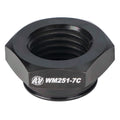 Wehrs Machine WM251-7C Lock Nut with O-Ring for Spring Sliders, Steel, Black Oxide Finish