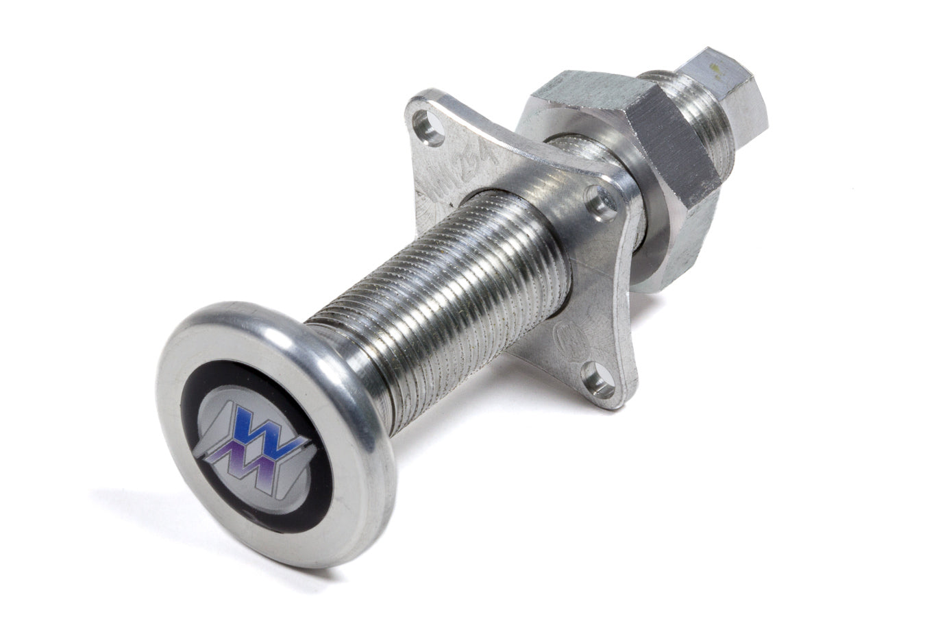 WEHRS MACHINE WM254 Adjustable Throttle Pedal Stop with 4-inch Adjustment, Aluminum, Clear Anodized Finish