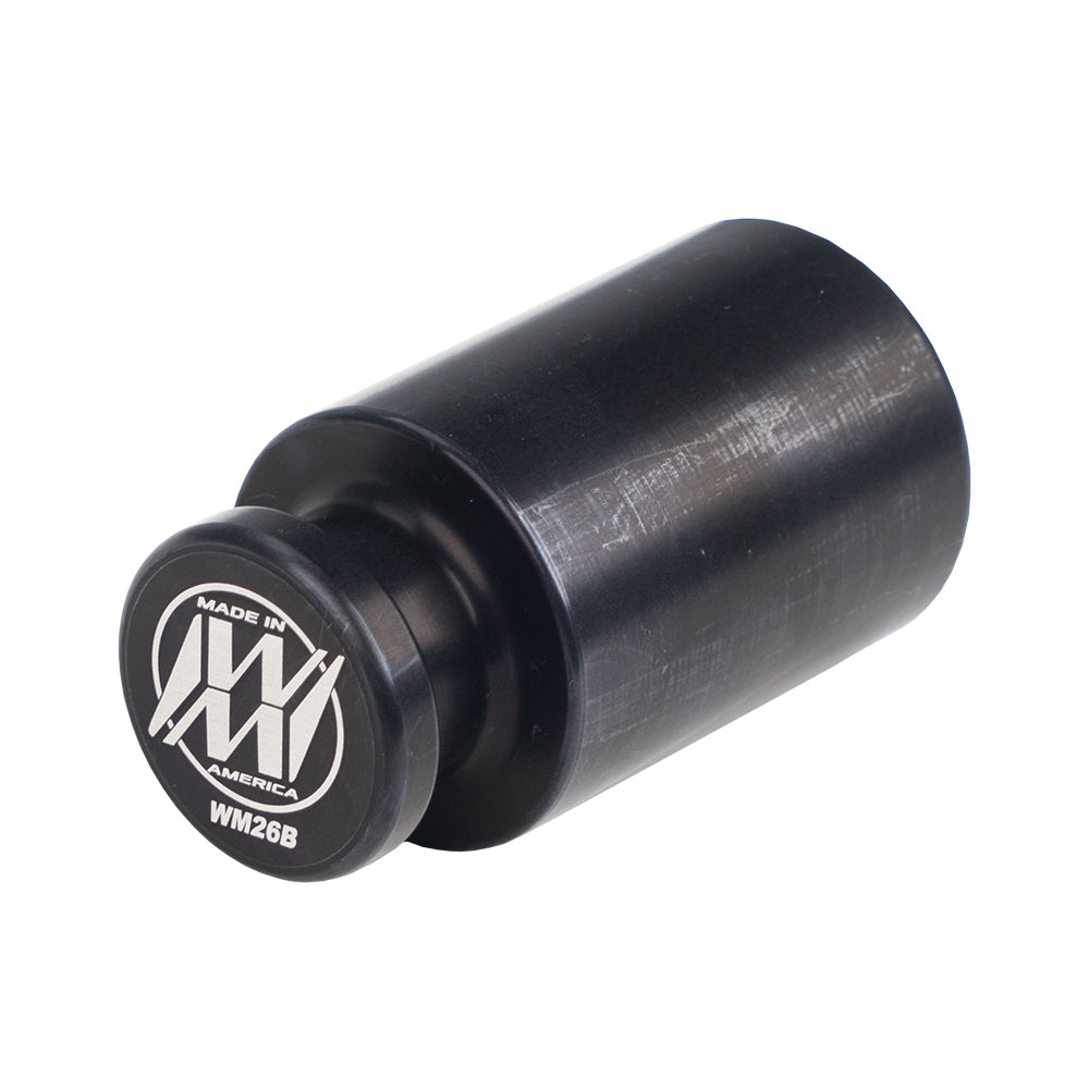 WEHRS Machine WM26B Tranny Yoke Plug for TH-400 and Jerico Transmissions, 1.89-inch Aluminum Black Anodized