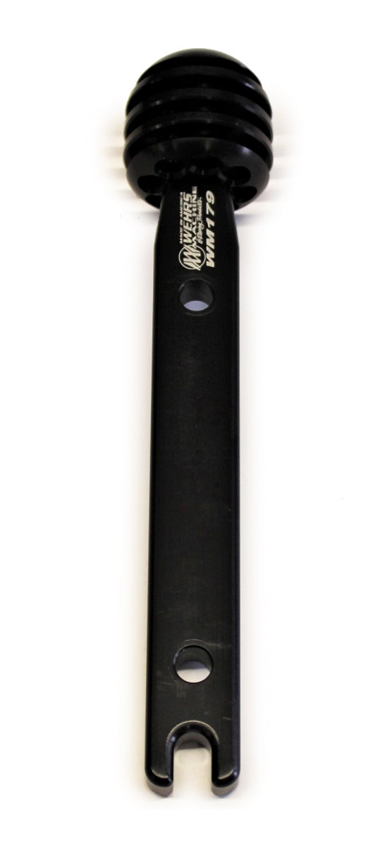 WEHRS MACHINE WM29179 Black Anodized Straight Shift Handle, 5.5 Inch Length with Knob and Hardware