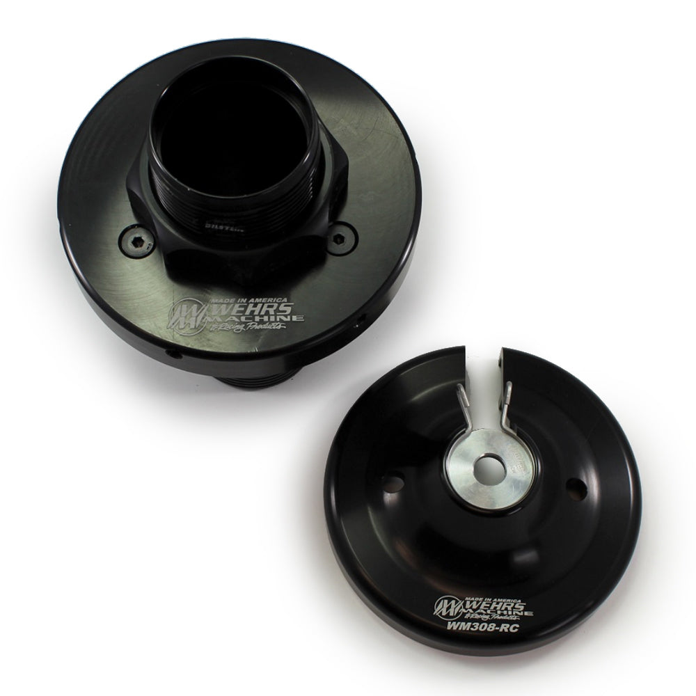 WEHRS MACHINE WM308B Coil-Over Kit for Bilstein Shocks, 5 Inch Spring Diameter, Aluminum, Black Anodized Finish