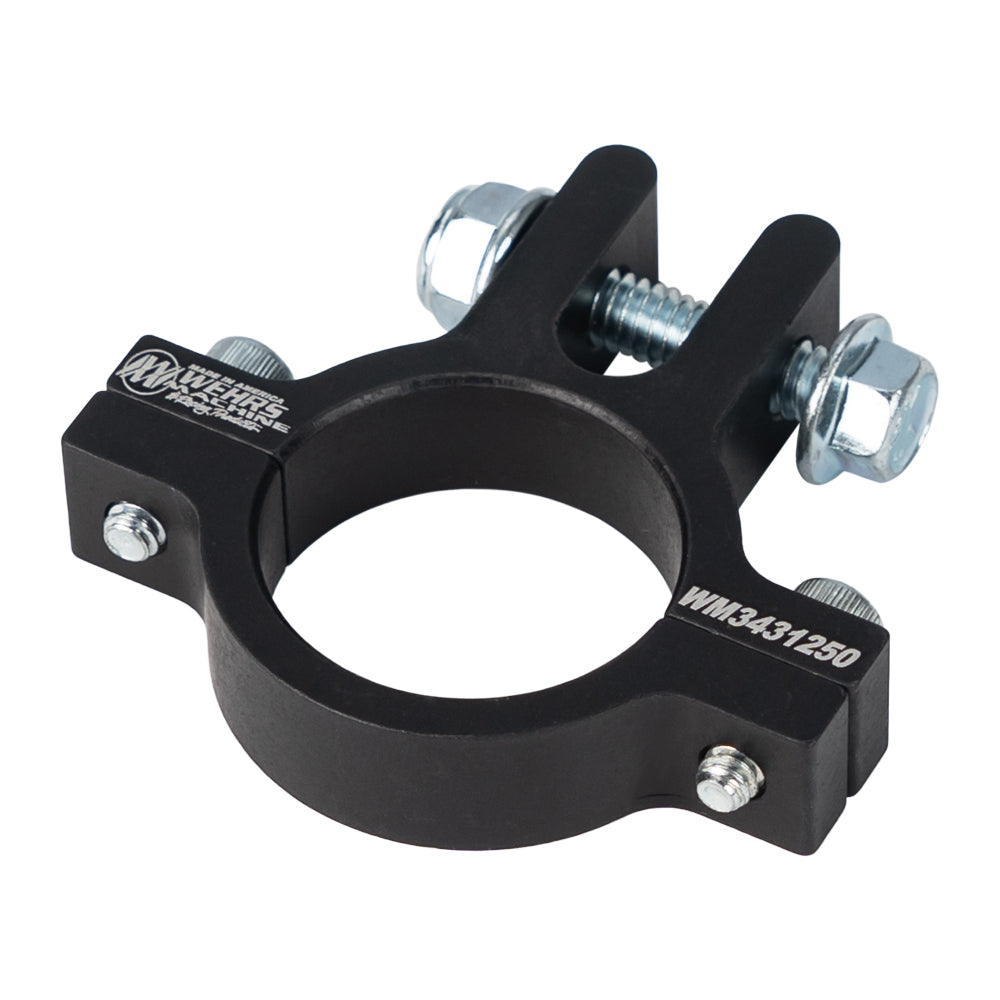 WEHRS MACHINE WM3431250 Clamp Lower Control Arm Droop with Aluminum Construction and Black Anodized Finish