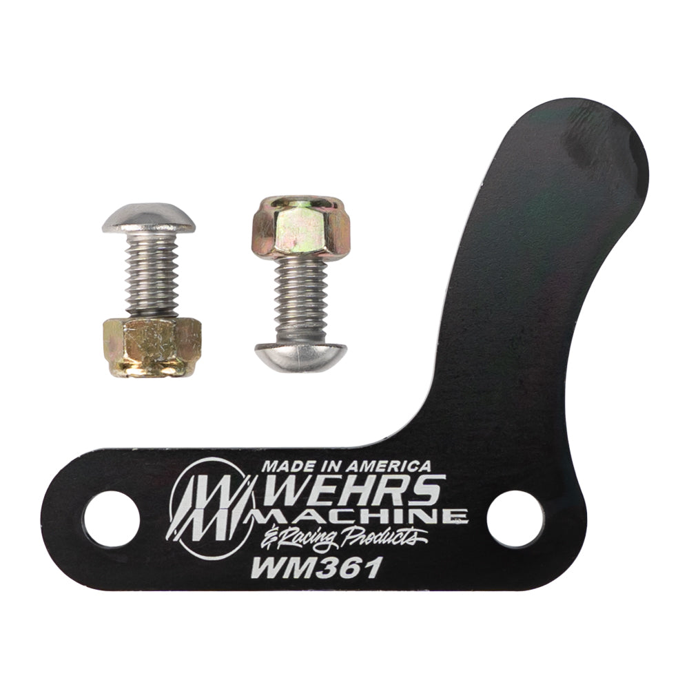 WEHRS MACHINE WM361 Front Spring Retainer Steel Bolt-On Black Finish