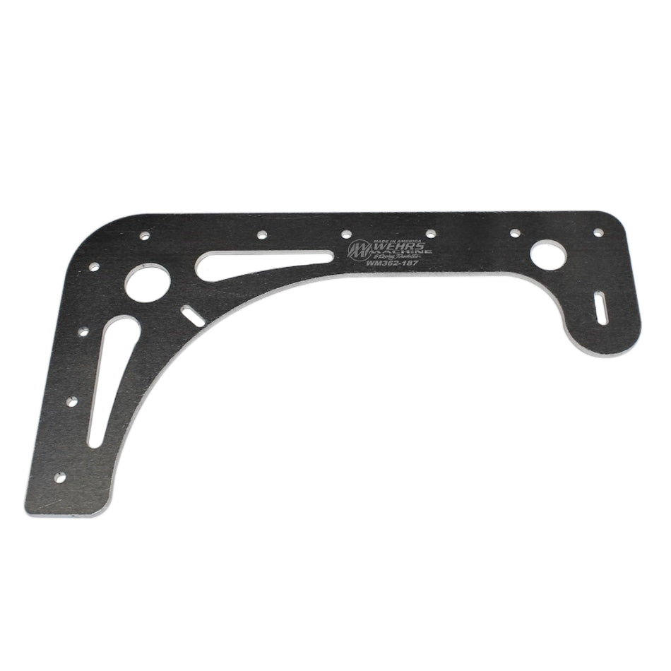 WEHRS Machine WM362-187 Nose Support Modified Corner 3/16 Inch Aluminum Natural Finish