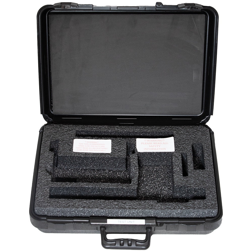 WEHRS MACHINE WM414HC Storage Case for Load Stick, Foam-Lined, 21 x 16 x 8 Inches, Black Plastic