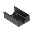 WEHRS Machine WM429NBF Nitro Bee Radio Flat Mount Bracket for Race Receiver, Plastic, Black
