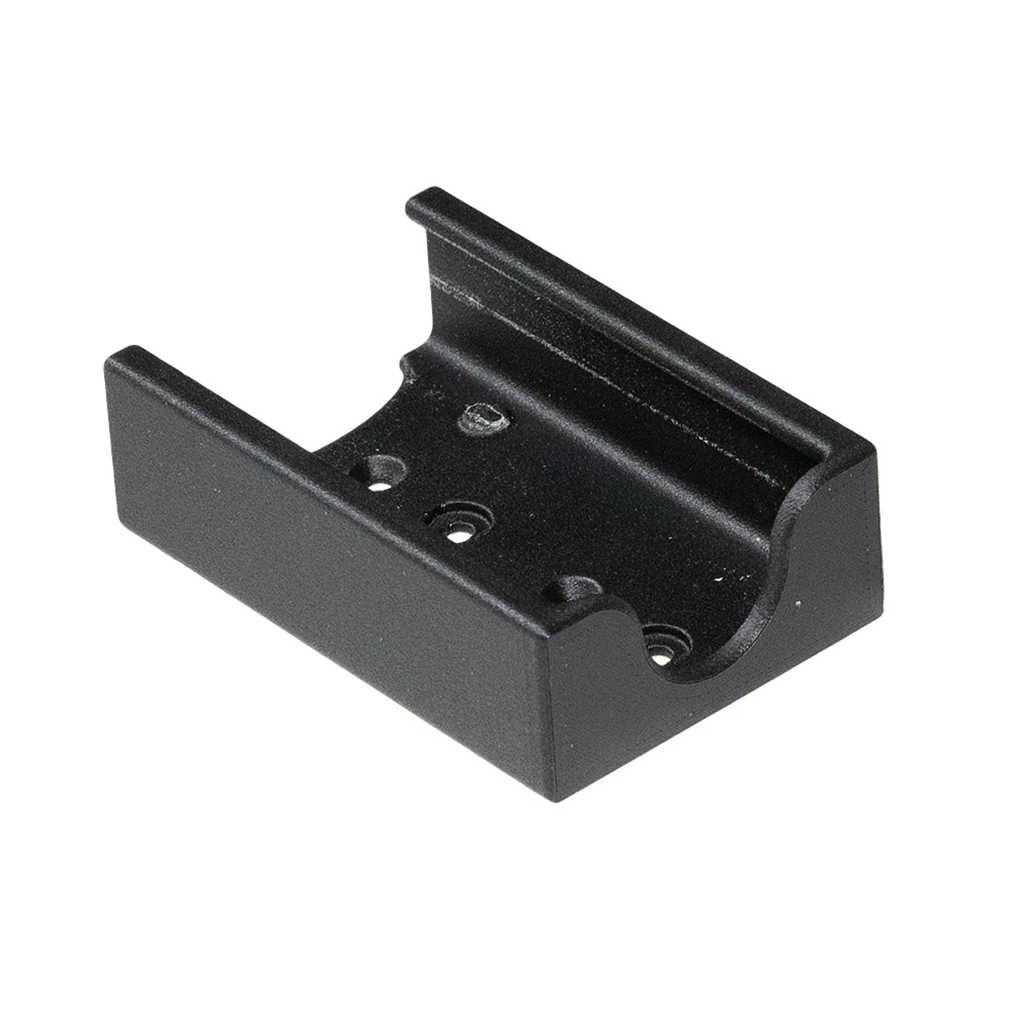 WEHRS Machine WM429NBF Nitro Bee Radio Flat Mount Bracket for Race Receiver, Plastic, Black