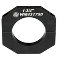 WEHRS Machine WM431750 Accessory Clamp for 1-3/4 Inch OD Tubes, Aluminum, Black Anodized, Dual 1/4-20 Inch Holes