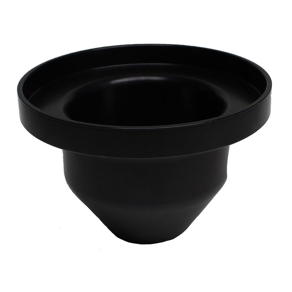 WEHRS MACHINE WM435 Spring Cup, Lower, 5 Inch Diameter, Aluminum, Black Anodized Finish