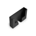 WEHRS MACHINE WM447 Wall Mount Cell Phone Holder in Black Plastic