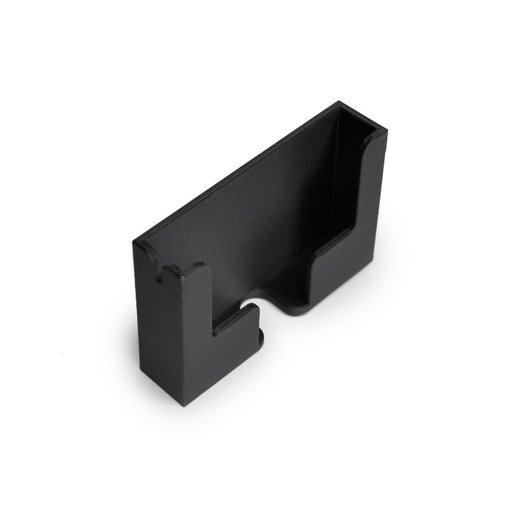 WEHRS MACHINE WM447 Wall Mount Cell Phone Holder in Black Plastic