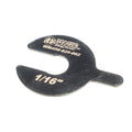 WEHRS MACHINE WM458-625-062 Bump Stop Packer Shim 1/16 Inch Thickness 5/8 Inch Shaft Plastic Black
