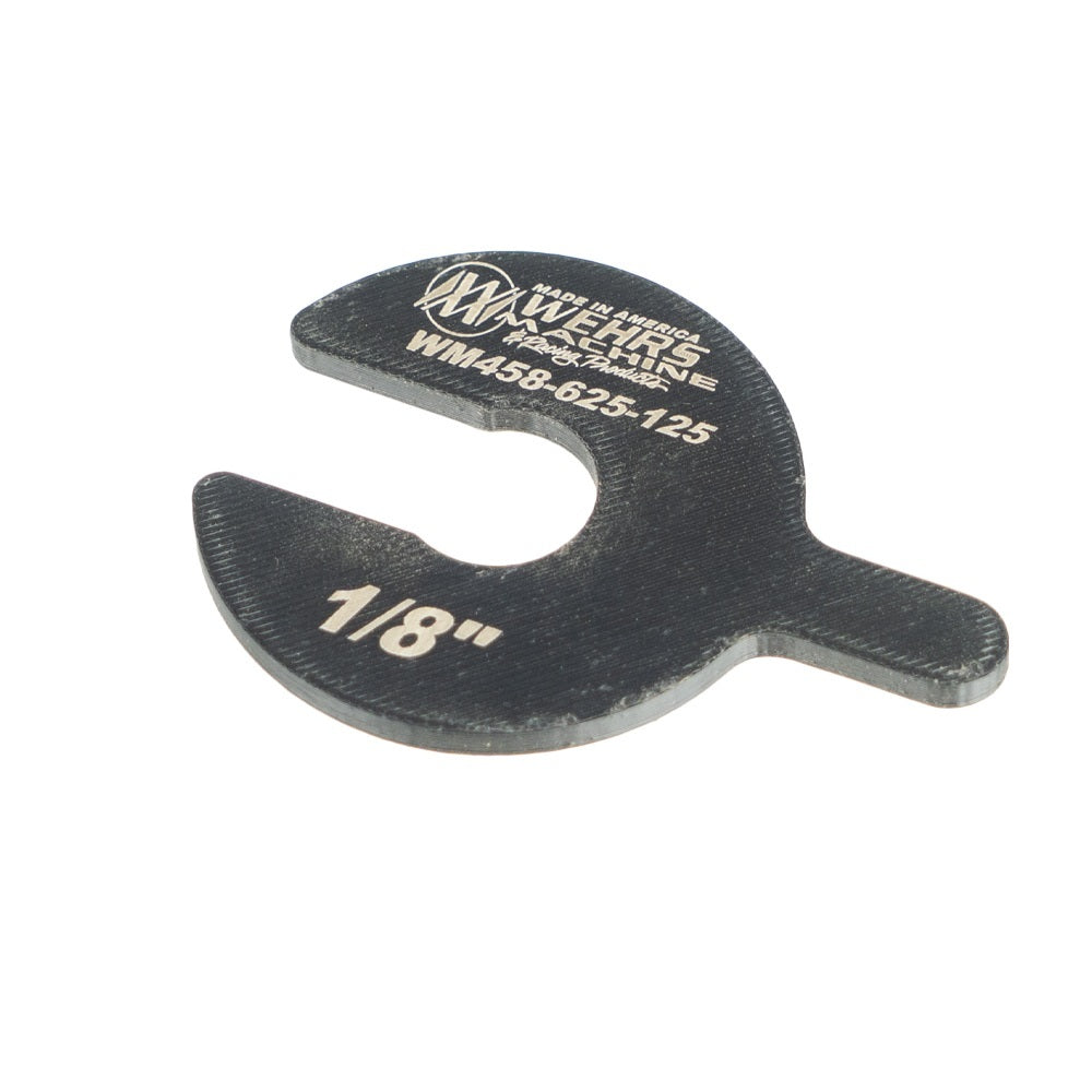 WehRS Machine WM458-625-125 Bump Stop Packer Shim 1/8 Inch Thickness Plastic Black