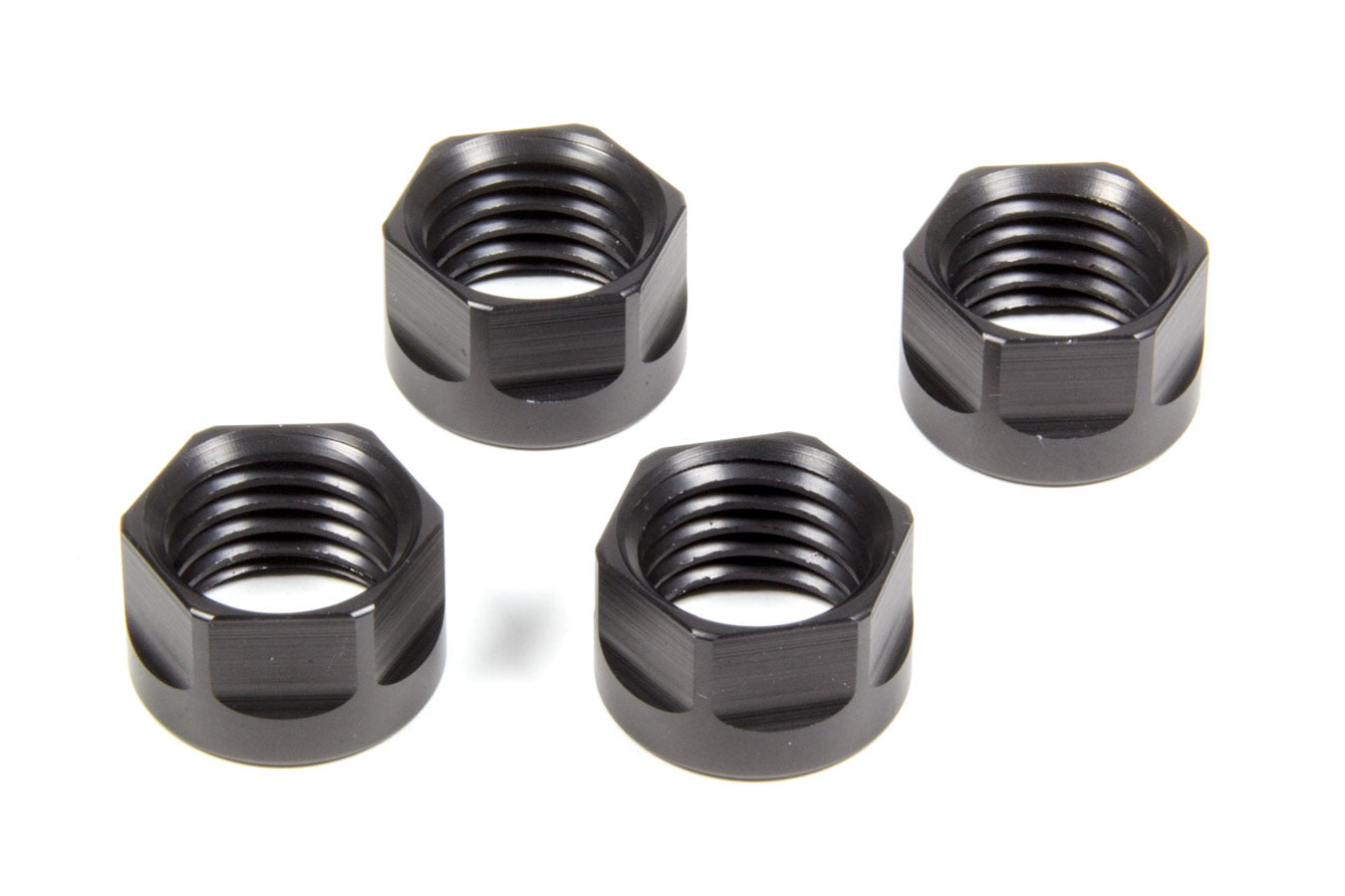 WEHRS MACHINE WM4910A Aluminum Nut 1 Inch Course Thread Jack Screw with Black Anodized Finish