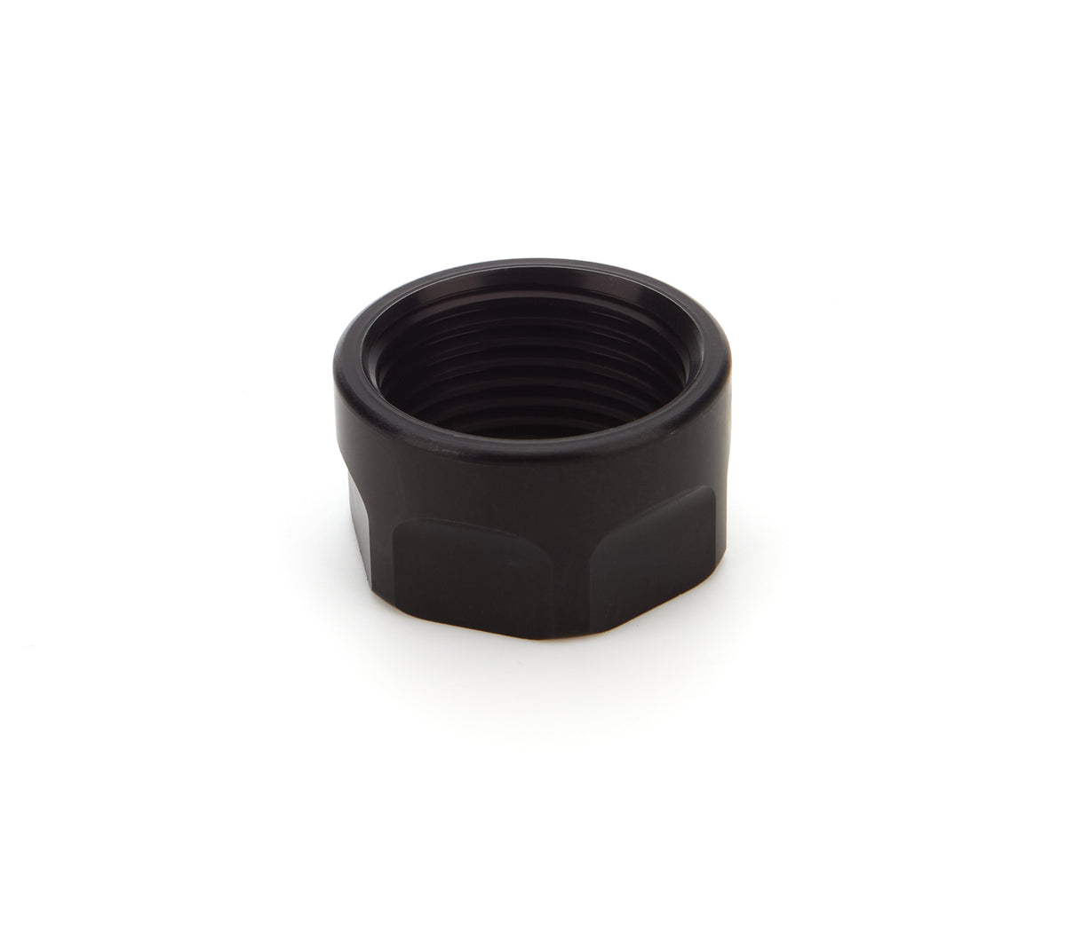 WEHRS MACHINE WM491125A 1-1/8 Inch Aluminum Jam Nut with Right Hand Thread, Black Anodized, Set of 4