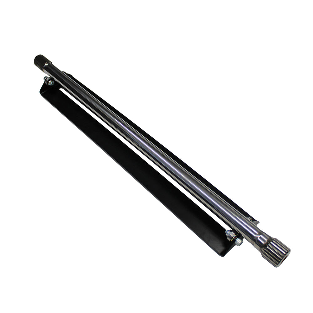 WEHRS MACHINE WM524 Axle Checker, Slotted Aluminum, Black Anodized