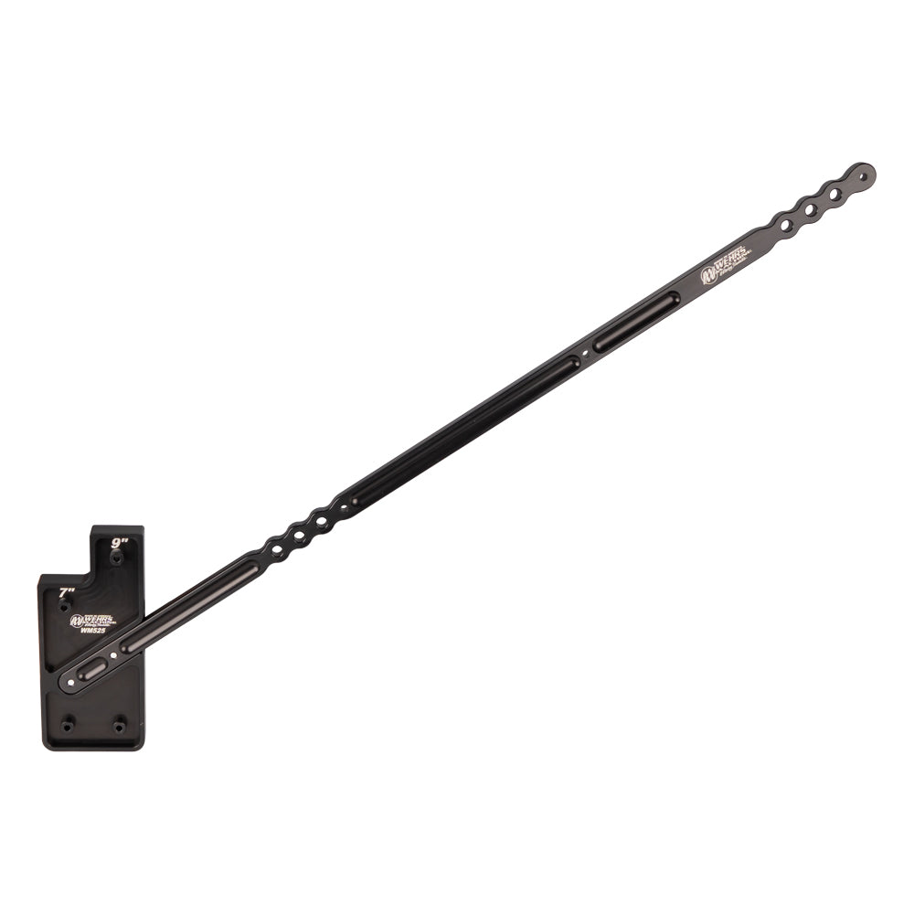 WEHRS MACHINE WM525 Ride Height Checker, Aluminum, Black Anodized, 7 to 9 Inch Range