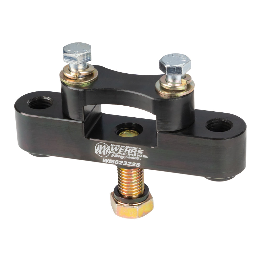 WEHRS MACHINE WM62322S Panhard Mount 2 Inch Square Steel Frame Bracket with Three Holes