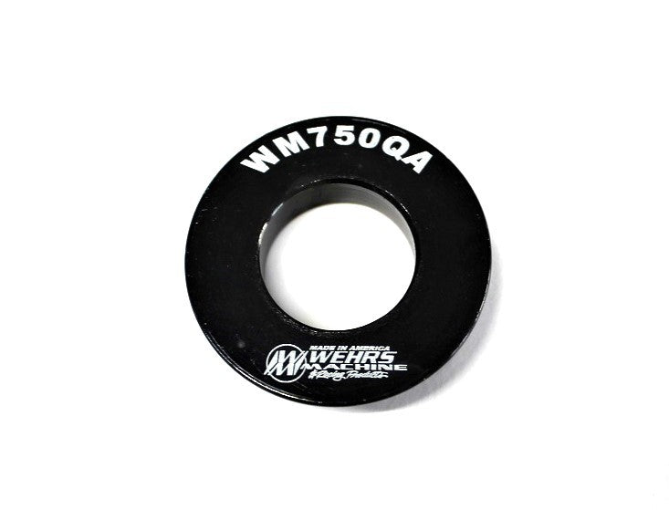 WEHRS MACHINE WM750QA Quick Adjustable Puck Spacer, 3/4 Inch ID, Aluminum, Black Anodized Finish
