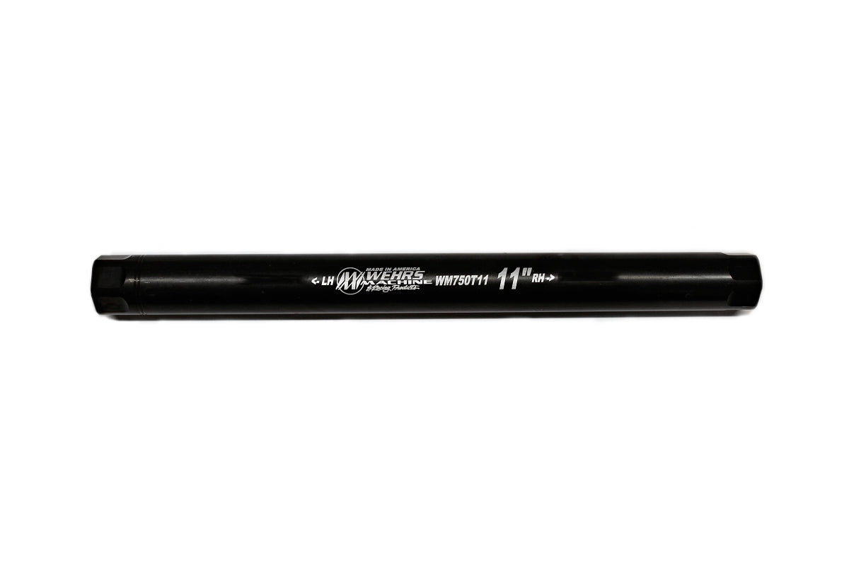 WEHRS MACHINE WM750T11 Suspension Tube, 11 Inch Length, 3/4-16 Female Thread, Steel, Black Oxide Finish