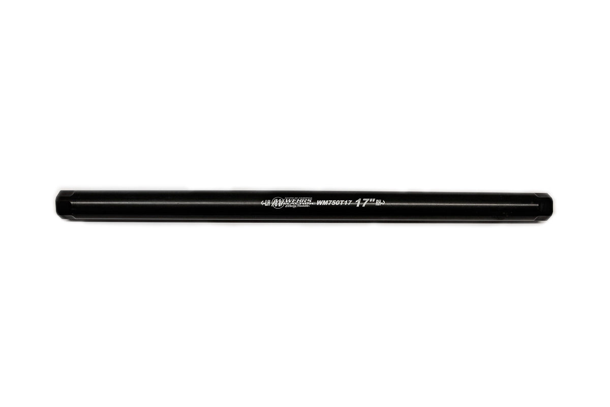 WEHRS MACHINE WM750T17 Suspension Tube, 17 Inch Length, 3/4-16 Female Thread, Steel, Black Oxide Finish