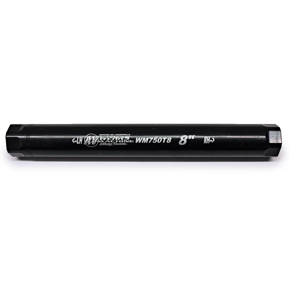 WeHRS Machine WM750T8 Suspension Tube, 3/4 Inch Female Thread, 8 Inch Length, Steel with Black Oxide Finish