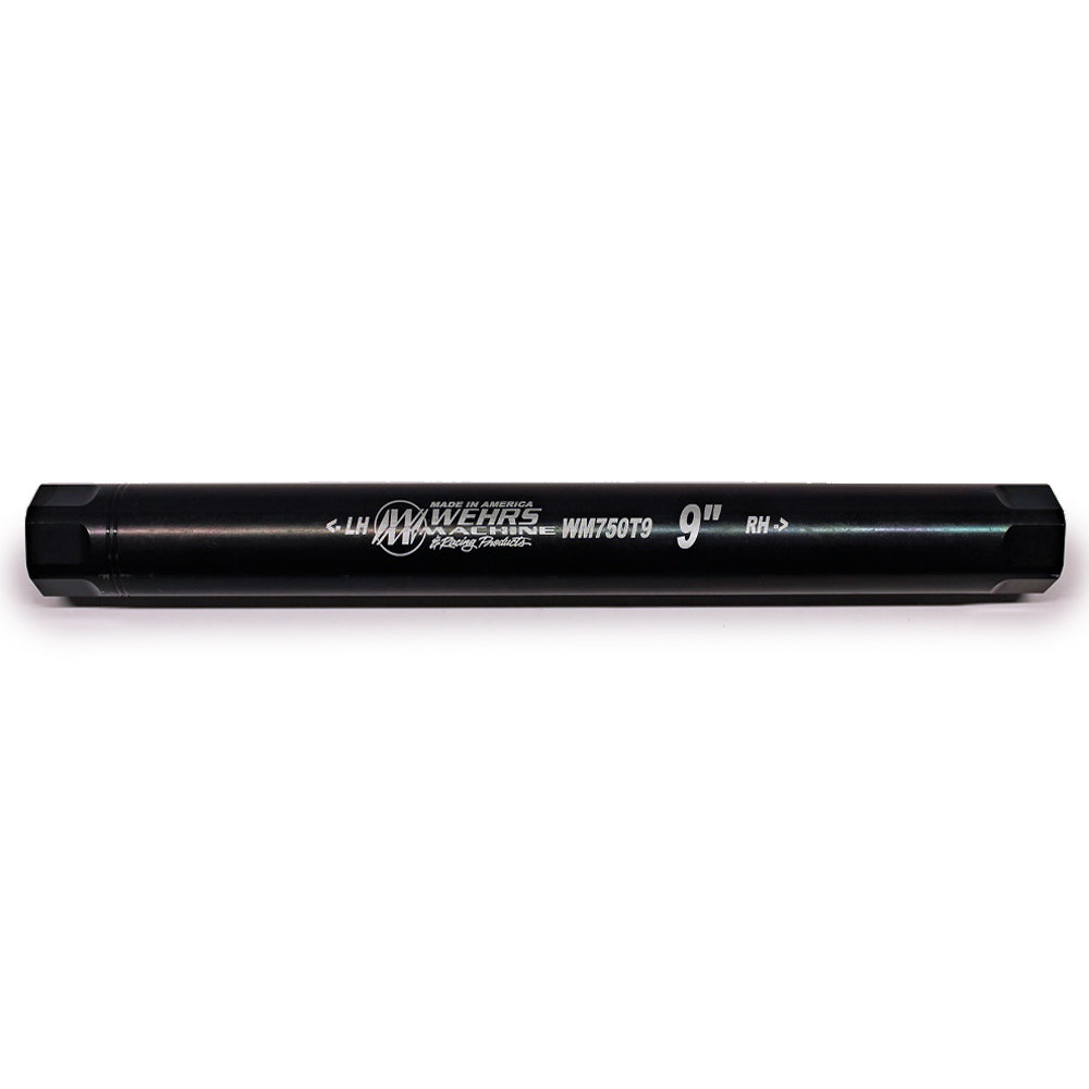WEHRS MACHINE WM750T9 Suspension Tube, 3/4 Inch Female Thread, 9 Inch Length, Steel, Black Oxide Finish