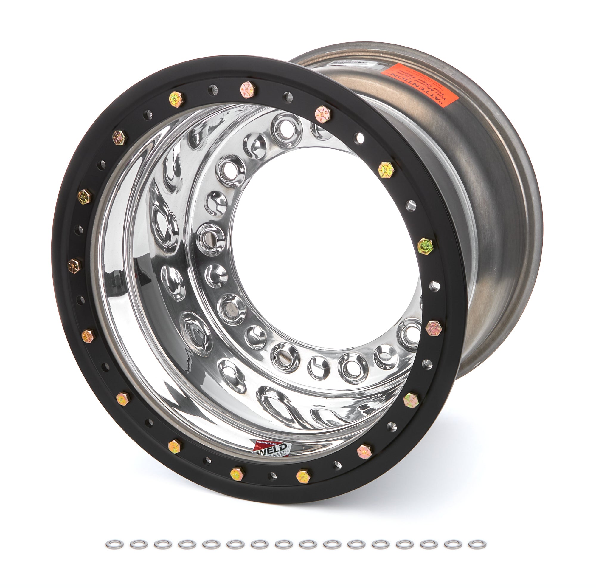 Weld Racing 571-5225M 15x12 Wide 5 HS Beadlock Aluminum Wheel with 5-Inch Backspace