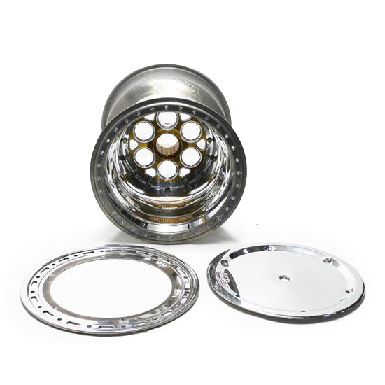 Weld Racing 735-51755-6 Magnum Sprint 15x17 Inch Beadlock Wheel with 42 Spline and Aluminum Finish