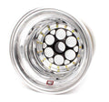 Weld Racing 735B-51537 Magnum Sprint 15x15 Inch Inner Beadlock Wheel with 7 Inch Backspace and 42 Spline, Black Anodized Aluminum with Machined Center and Polished Lip