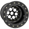 Weld Racing 735B-517B46K-6 Magnum Sprint 15x17 Inch Beadlock Aluminum Wheel with Black Anodized Finish and Machined Center