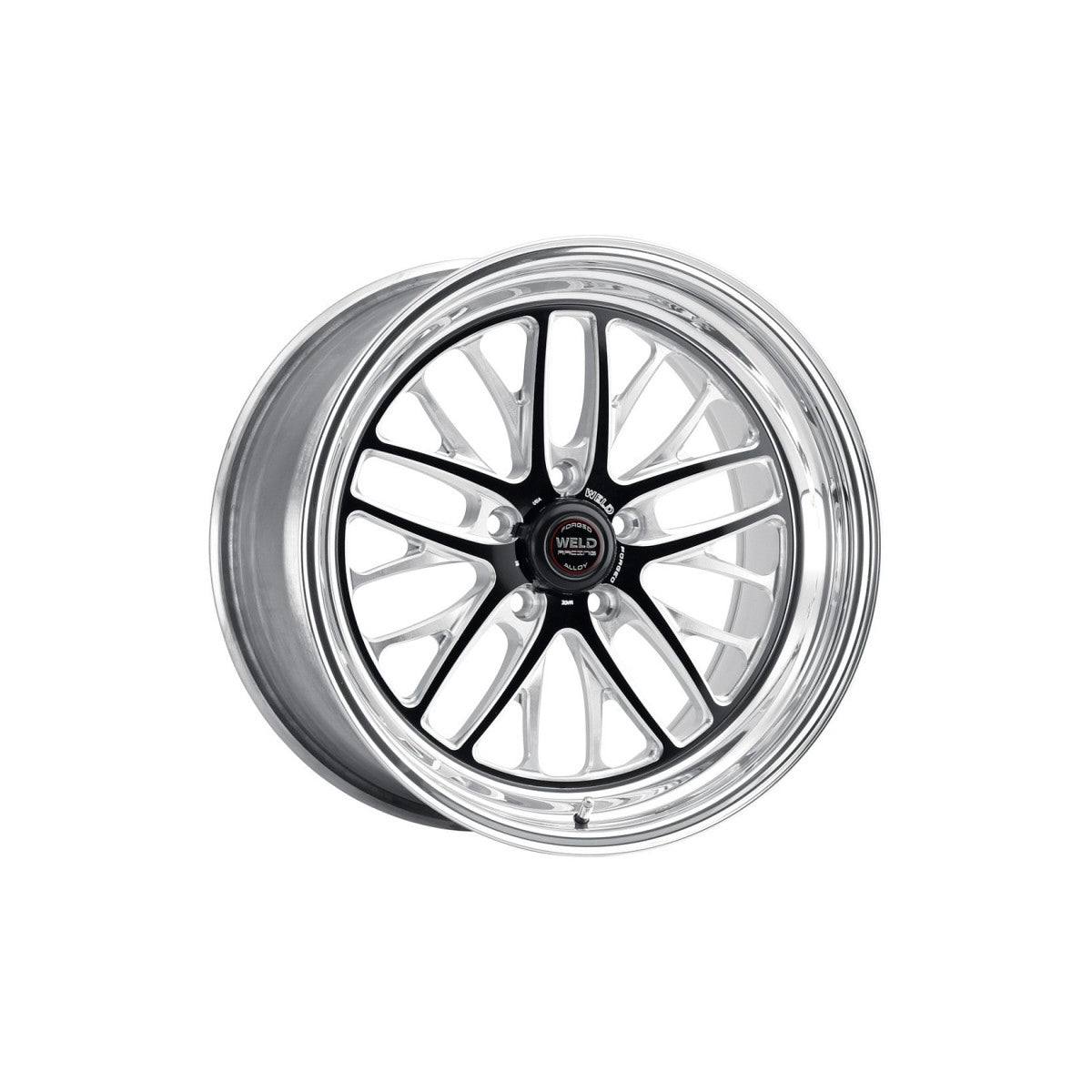 Weld Racing RT-S S82 Series Wheel 17x10 Inch Black Anodized Machined Center with Polished Lip
