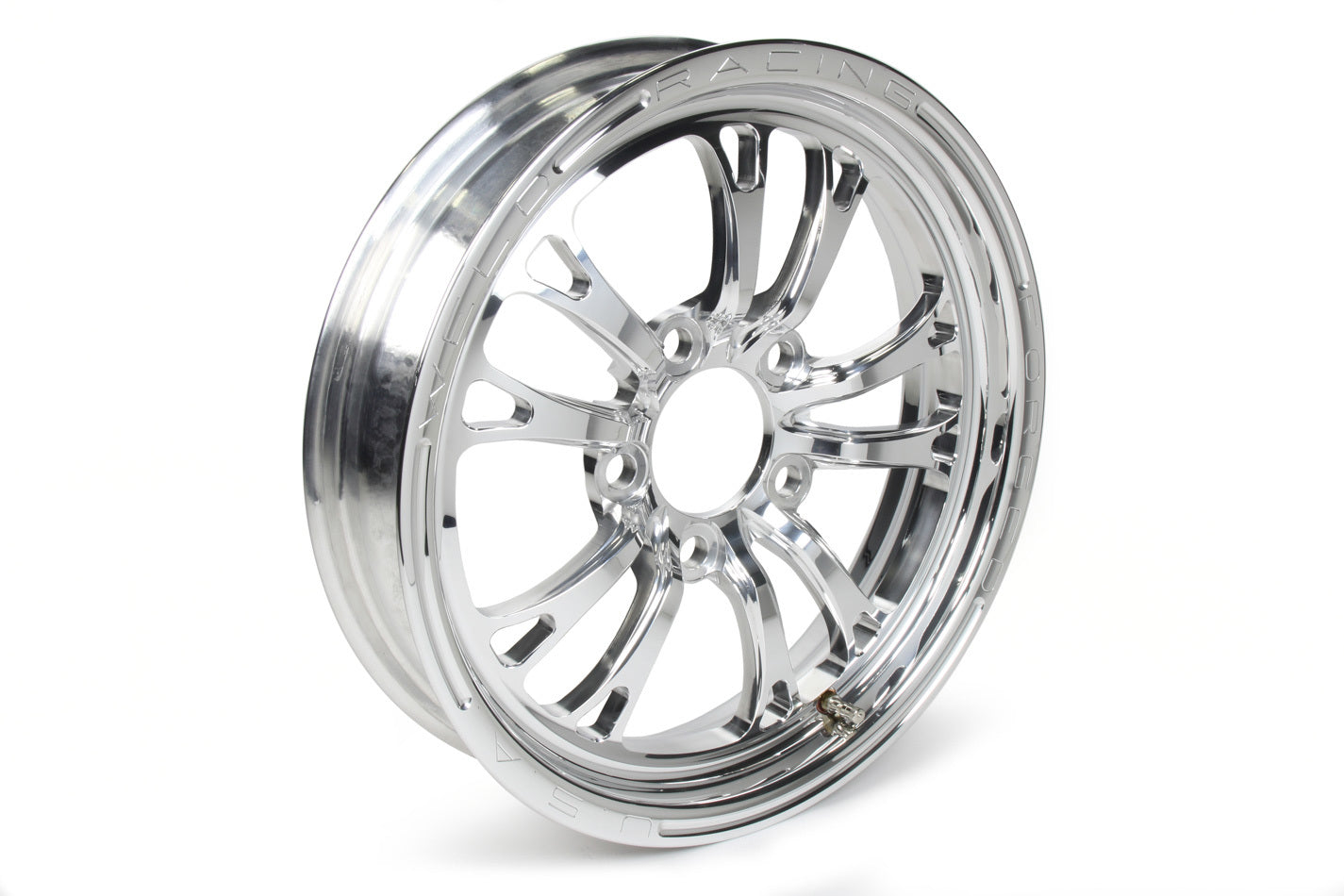 Weld Racing V-Series Frontrunner Wheel 15x3.5 Inch Polished Aluminum 5x4.75 Bolt Pattern