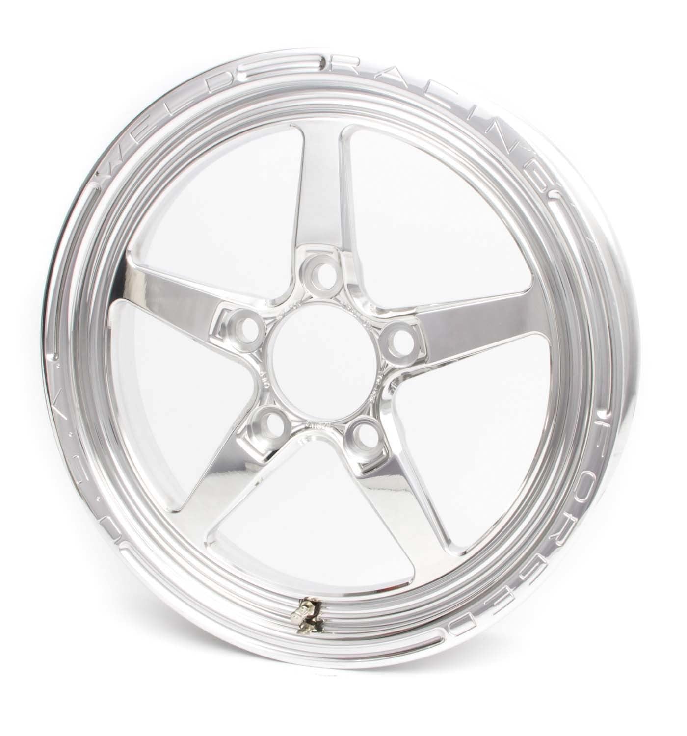 Weld Racing Aluma Star 15x3.5 Inch Front Runner Wheel 5x4.75 Bolt Pattern Polished Aluminum
