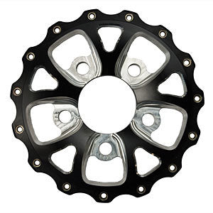 Weld Racing P613B-84A V-Series Rear Wheel Center for 5 x 4.50 Inch Bolt Pattern, Aluminum, Black Anodized / Machined Finish