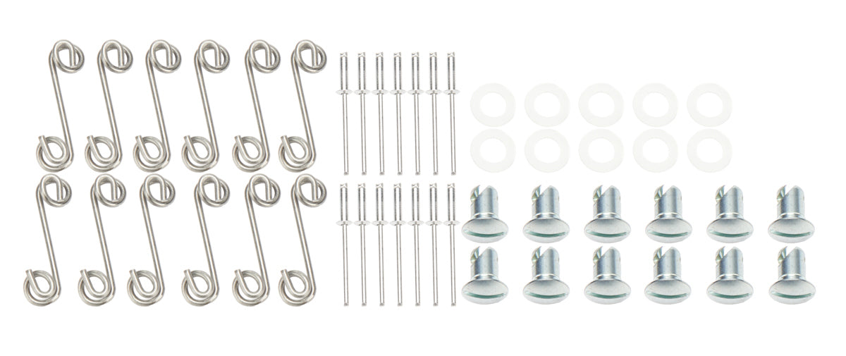 Weld Racing P650-4600 Mud Cover Repair Kit with Dzus Fasteners and Washers