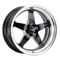 Weld Racing S10489563525 Ventura Street 18x9.5 Inch Aluminum Wheel Black Machined Center and Lip