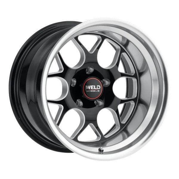 Weld Racing S11029584P25 Solana Street Wheel 22x9.5 Inches with Machined Lip and Black Finish