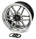 Weld Racing S15370089P42 Laguna 6 Drag Wheel 17x10 Inches Black Machined Aluminum with 6x135mm Bolt Pattern and 7.25 Inches Backspace